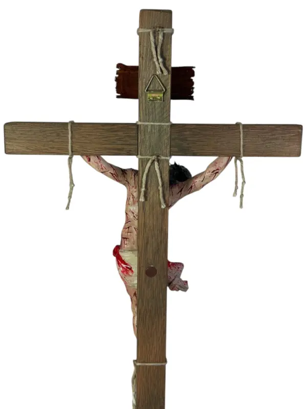 Crucifixo "Salus in Christo" - com base | 75 cm - Image 9