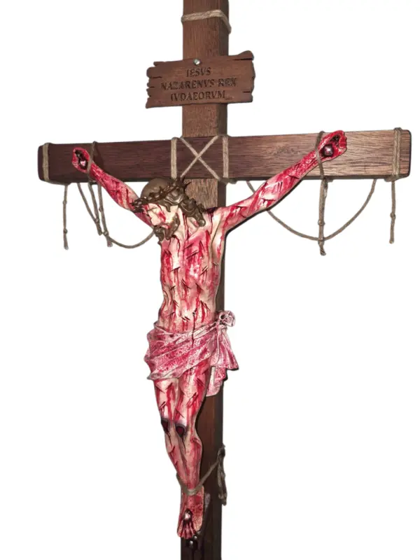 Crucifixo "Passio Christi" - ENSANGUENTADO | Parede - 50cm - Image 5