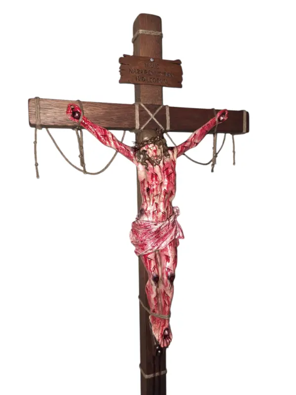 Crucifixo "Passio Christi" - ENSANGUENTADO | Parede - 50cm - Image 2