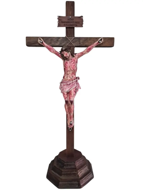 Crucifixo "Passio Christi" - CLÁSSICO | com base | 52 cm - Image 2